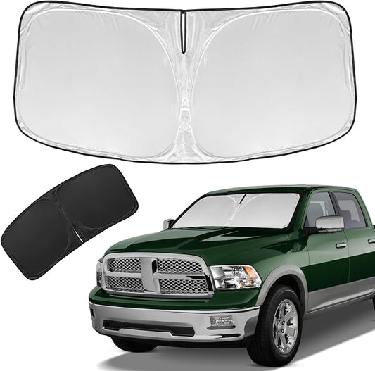 for Dodge RAM 1500 Sun Shade Sunshade Windshield Cover by ZOIBVCARSUNSHADE