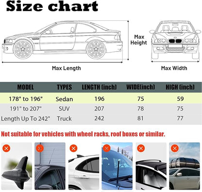 7 Layers Waterproof Heavy Duty Car Covers - Image 6