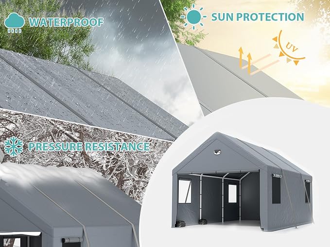 Carports 12X20 Heavy Duty，Car Ports - Image 5