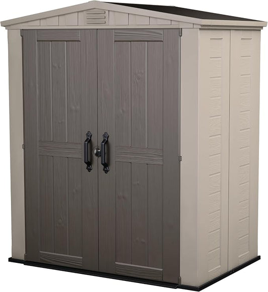 Keter Factor 6x3 Outdoor Storage Shed Kit-Perfect to Store Patio Furniture by Keter