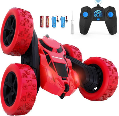 Remote Control Car Double Sided 360°Rotating 4WD RC Cars by Hamdol