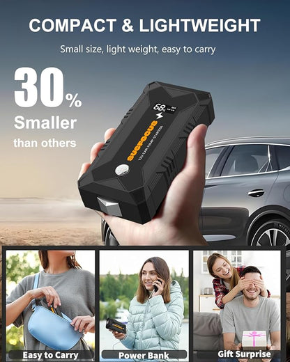 Jump Starter, 2500A Battery Jumper Starter Portable, Car Battery Jump Starter - Image 5