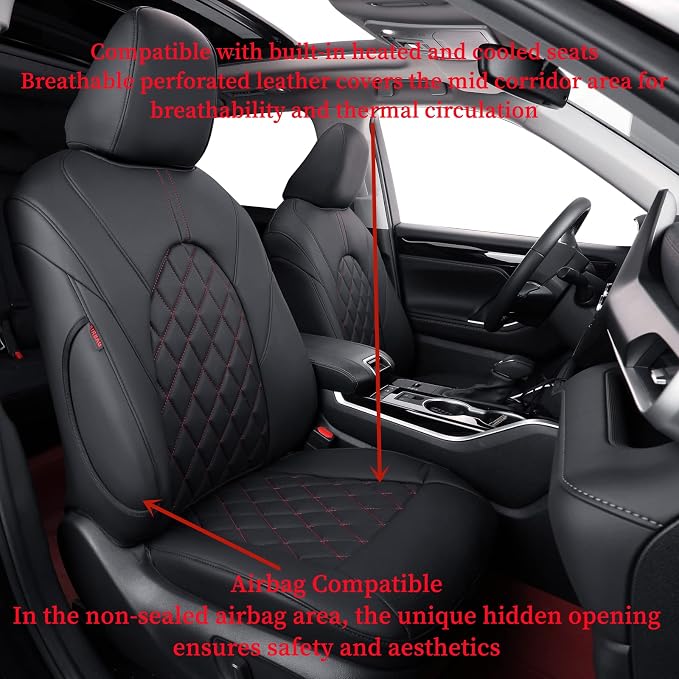 coverdream Camry Seat Covers Custom Fit - Image 6