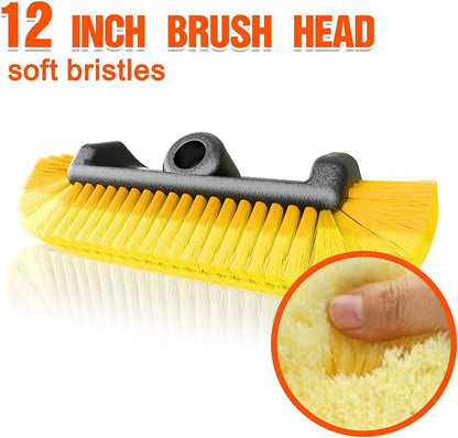 16FT Car Wash Brush with Long Handle, Car Cleaning Brush with 12 Inch Soft - Image 3