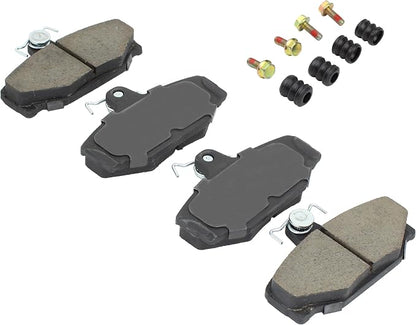 Premium Semi-Metallic Rear Brake Pads Compatible - Image 2