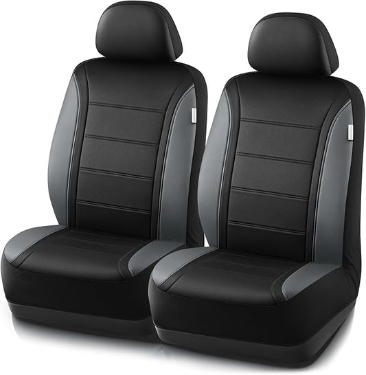 Road Comforts Leather Seat Covers, Breathable Car Seat Covers Front Seat by RoadComforts