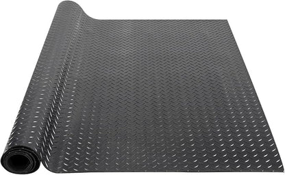 VEVOR Diamond-Plate Flooring Roll, SBR Rubber Mat, Gym & Garage Industry by VEVOR