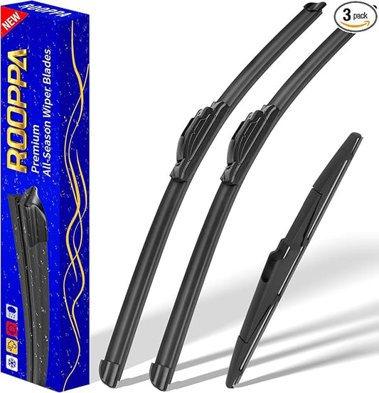 3 wipers Replacement for 2017-2022 KIA Sportage/2019-2021 2022 2023 Hyundai by ROOPPA