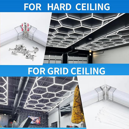 tewei Hexagon LED Garage Lights - Image 3