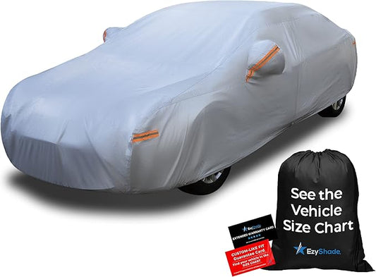 EzyShade 10-Layer Car Cover Waterproof All Weather. See Vehicle Size-Chart by EzyShade