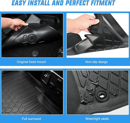 Nilight TPE Floor Mats for 2020 2021 2022 2023 2024 2025 Hyundai Palisade - Image 4