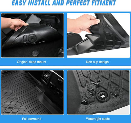 Nilight TPE Floor Mats for Hyundai IONIQ 5 SE Standard Range SE SEL 2022 2023 - Image 4