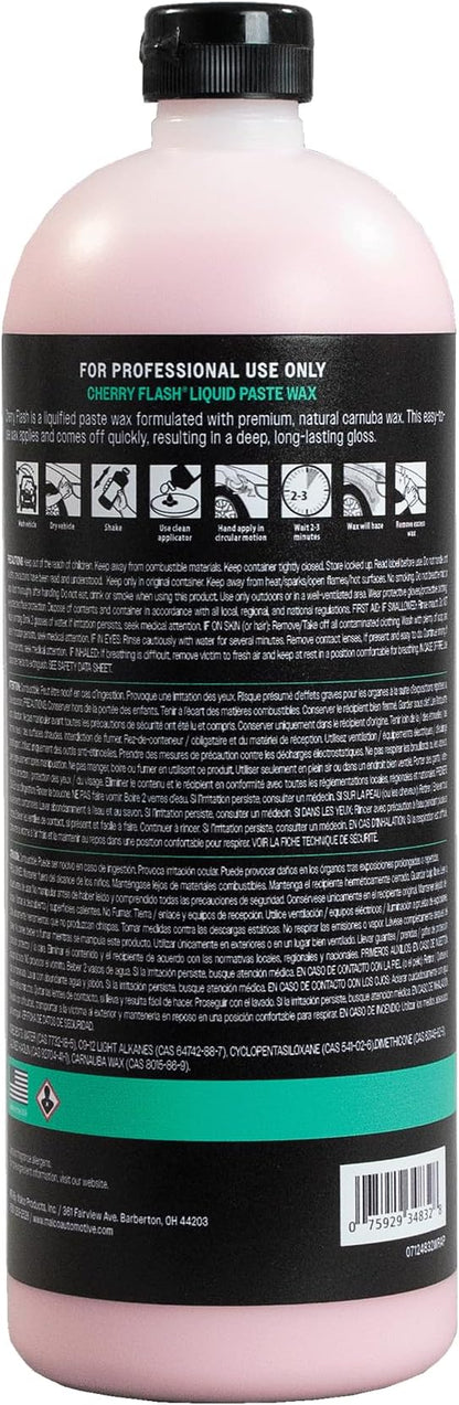 Malco Cherry Flash Automotive Liquid Paste Wax – Protect & Shine Your - Image 2