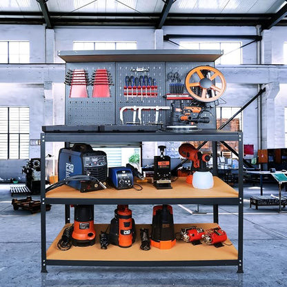 Prostormer Workbench, 47.25 inch Multipurpose Garage Worktable - Image 8