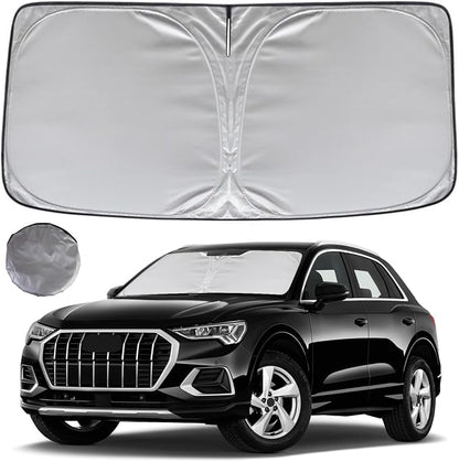 KAYZT Windshield Sun Shade for 2019-2025 2026 Audi Q3 SUV Foldable Sunshade by KAYZT