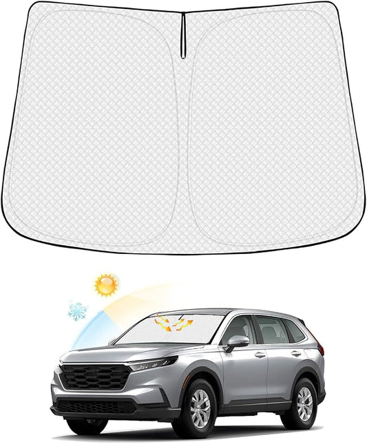 Windshield Sun Shade for Honda CR-V 2023-2025 2026 CRV Accessories Thicken by Canvcle