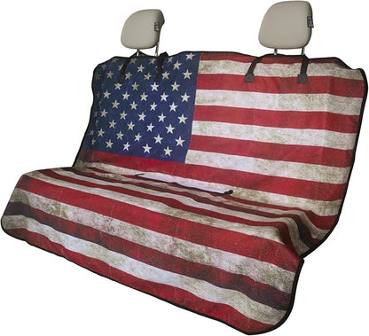 Back Seat Cover for Car Trucks Van SUV, Waterproof Rear Bench Towel Seat Covers by LoyaGour