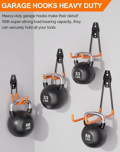 QcoQce 14 Pack Garage Hooks Heavy Duty - Image 3