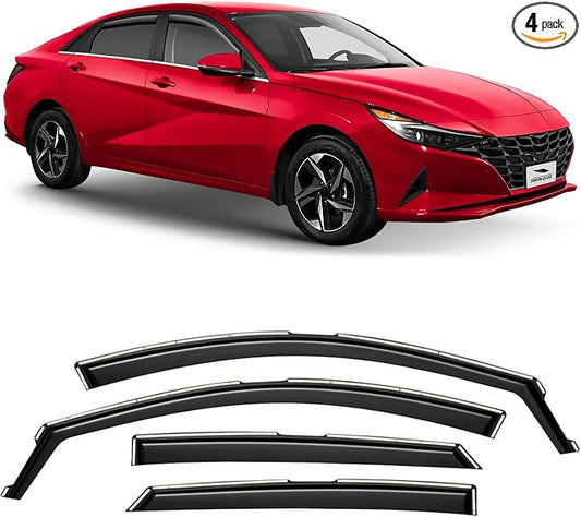 Voron Glass in-Channel Extra Durable Rain Guards by VoronGlass-highqualityautoaccessories