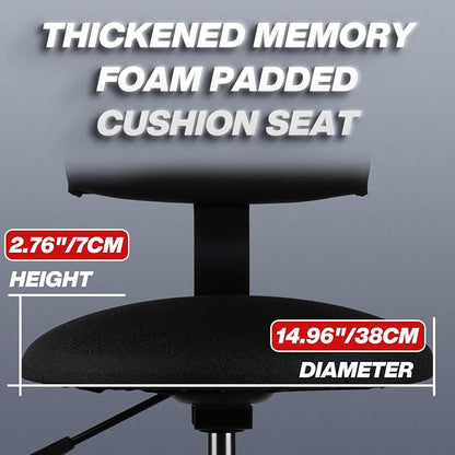 Shop Stool with Backrest, Mechanic Garage Stool - Image 9
