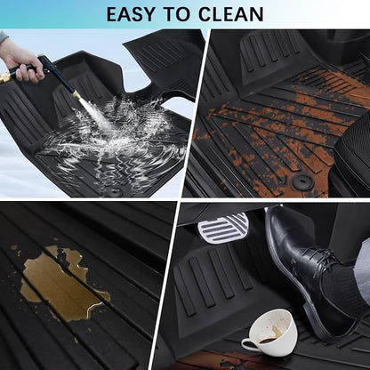Car Floor Mats Compatible with Kia Ev6 2022 2023 2024 2025 All-Weather Guard - Image 5