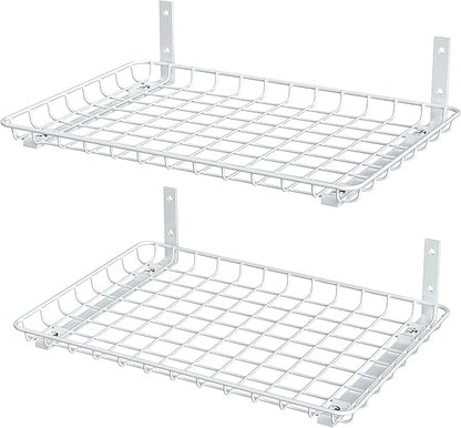 EVERHANGER Garage Wall Shelves 12x18 Inch, Wall Mounted Storage Shelf, Metal by EVERHANGER