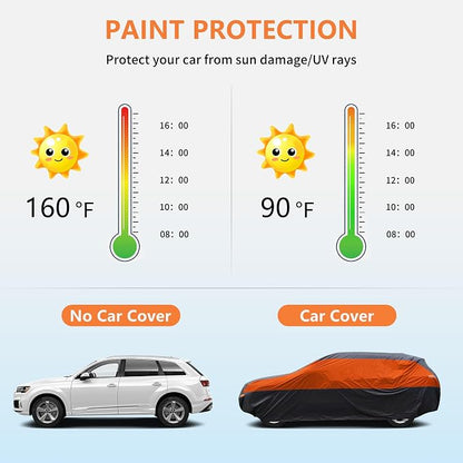 SUV Car Cover Hatchback Cover Waterproof All Weather, Outdoor Car Covers - Image 7