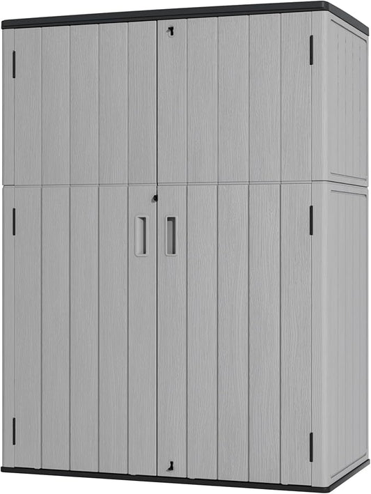 Plastic Outdoor Storage Cabinets, Vertical Sheds&Outdoor Storage by Mrosaa