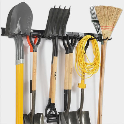 Locking Garden Tool Organizer, Garage Organization Wall Mount Storage Rack - Image 8