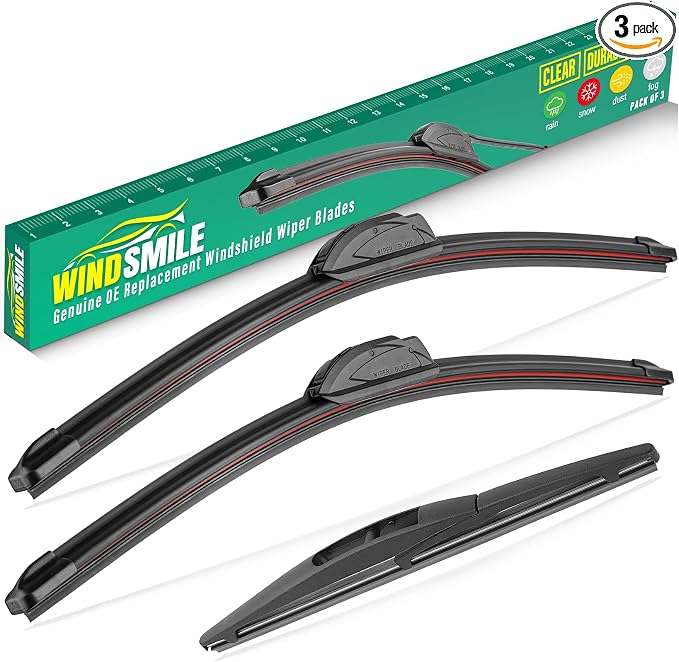 26" 16" 10" Windshield Wiper Blades Replacement by WINDSMILE