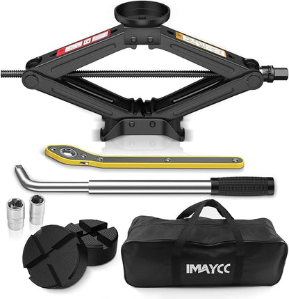 IMAYCC Car Jack 2.5 Ton/5512 lbs Universal Scissor Jack by IMAYCC