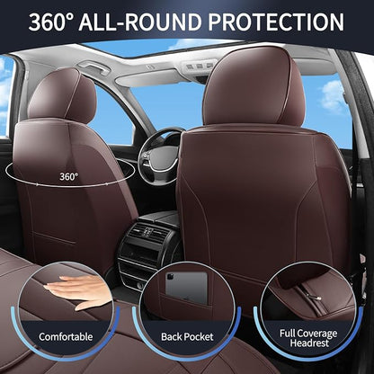 Car Seat Covers Front Seats, Luxury Waterproof Seat Covers, Universal Seat - Image 2