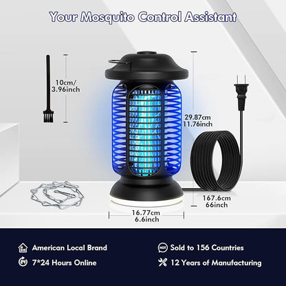 Bug Zapper Outdoor Indoor, Electric Fly Zapper Waterproof - Image 6