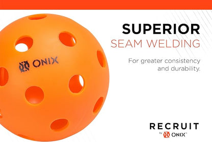 Onix Recruit Indoor Ready to Play Superior Welding Design Pickleball Ball - Image 5