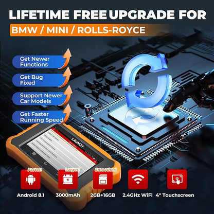 LAUNCH Creader Elite V2.0 for BMW OBD2 Scanner, 2025 Full Systems - Image 8