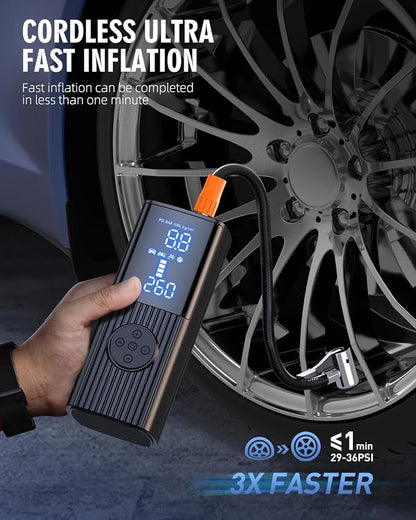 Tire Inflator Portable Air Compressor, 180PSI Portable Air Compressor - Image 3