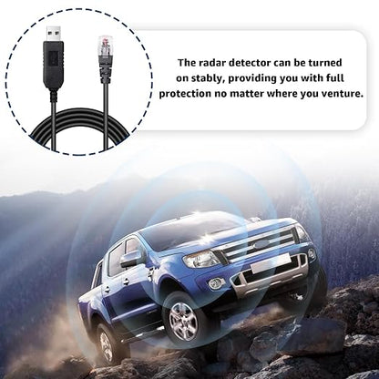 4.92FT USB to RJ11 Plug Cable, USB 5V-12V Power Cable, Radar Detector Cable - Image 6