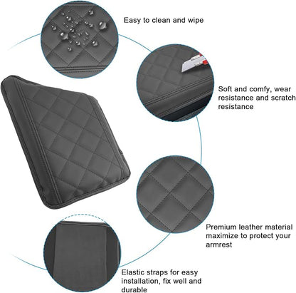 SXCY for 2024 XC90 Armrest Cover for Volvo XC90 2018-2024 Accessories 2024 XC90 - Image 5