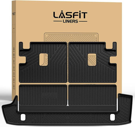 LASFIT Cargo & Backrest Mats for Toyota 4Runner 2013-2024, All Weather Custom by LASFIT