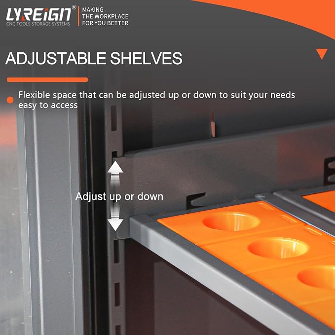 BT50 CNC Tool Cabinet, CAT50 Multi-Purpose CNC Tool Rack, Mass Storage CNC Tool - Image 4