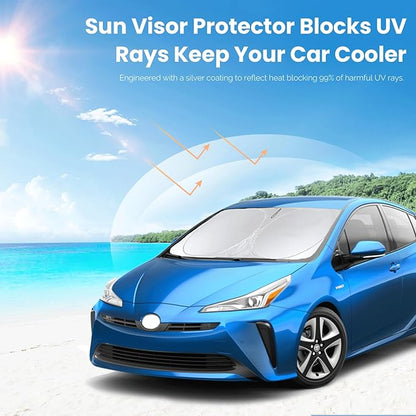 Custom Fit Prius Windshield Sunshade - Image 5