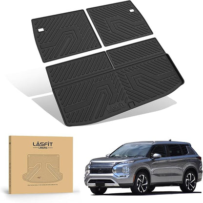 LASFIT Backrest & Cargo Mat for Mitsubishi Outlander 2022-2025, Custom Fit - Image 2