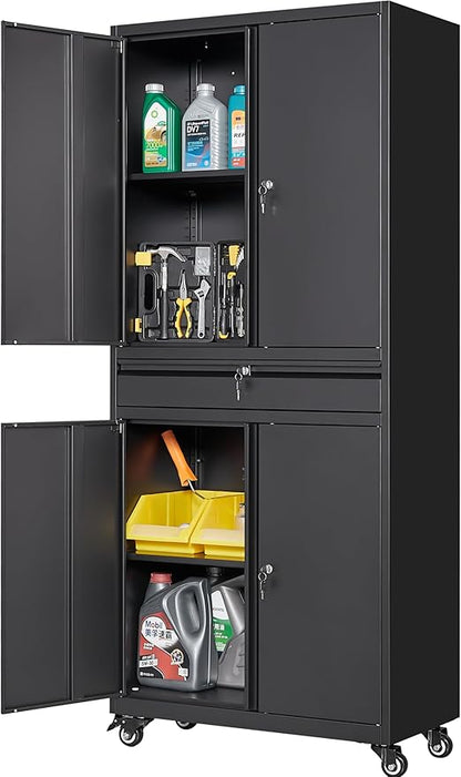 Metal Garage Storage Cabinet by SISESOL