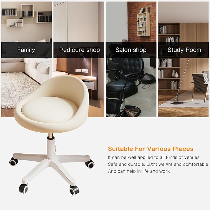 Rolling Stool Rolling Hydraulic Salon Stool - Image 5