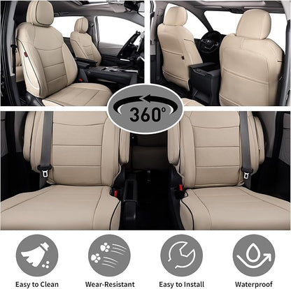 EKR Sienna Seat Covers for 2011-2020 Toyota Sienna LE, XLE Premium 2nd Row - Image 3