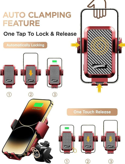 Wireless Car Charger, Phone Holders - Image 4