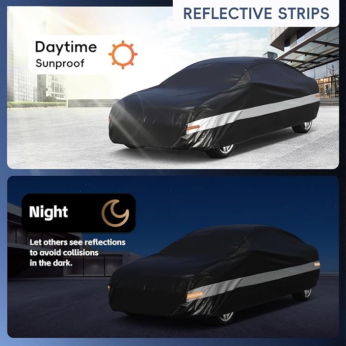 10 Layers Car Cover Custom Fit for Subaru BRZ/Toyota 86, Waterproof All Weather - Image 4