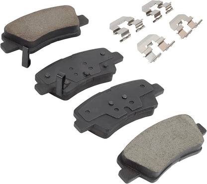 Premium Ceramic Rear Brake Pads Compatible - Image 2