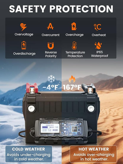 ANCEL BT521 3-in-1 Car Battery Charger, Tester and Maintainer - Image 5
