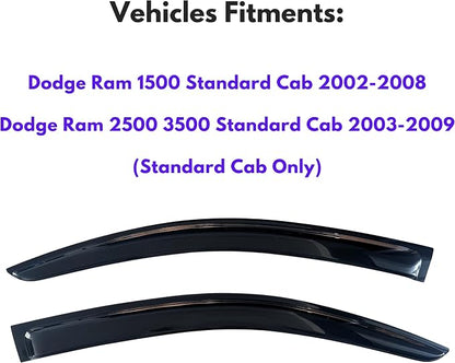 KPY Window Rain Guards Vent Visors Shades - Image 2